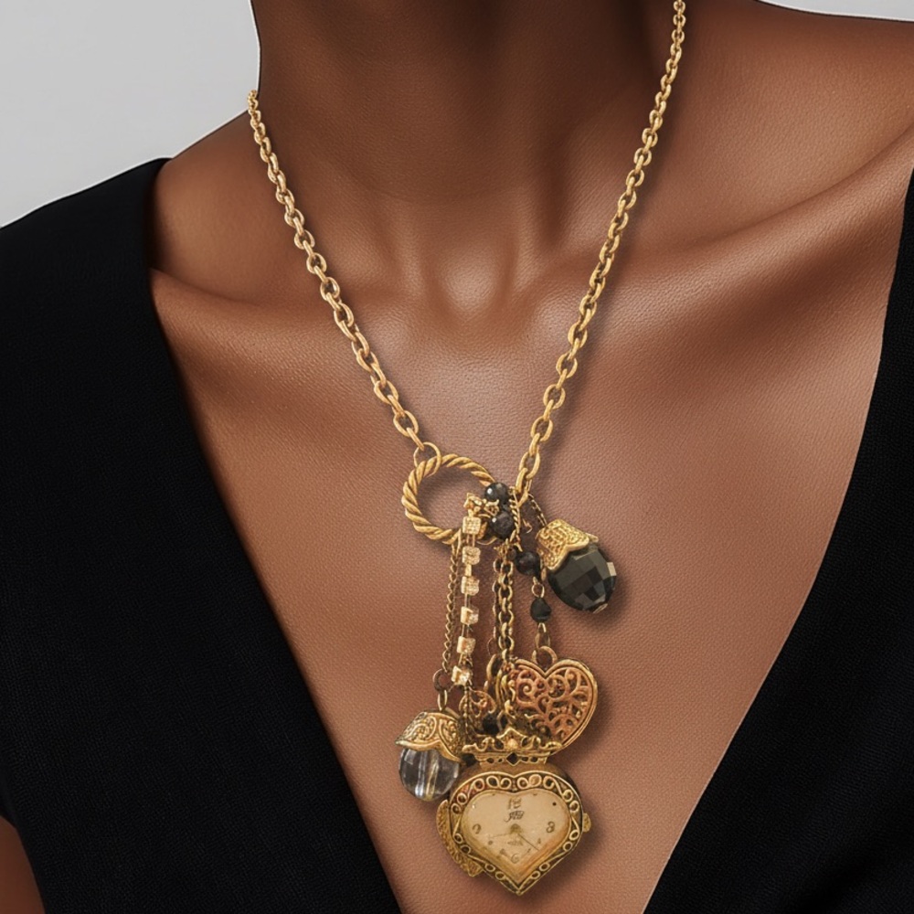 Jenni Gold Multi-Charm Necklace